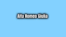 Alfa Romeo Giulia Gta ve Gtam Özellikleri
