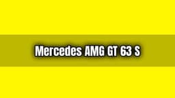 Mercedes Amg Gt 63 S