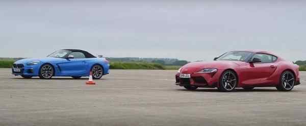 Bmw Z4 Vs Toyota Supra Drag Yarışı