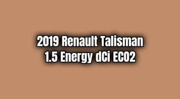 2019 Renault Talisman 1.5 Energy Dci Eco2 Özellikleri