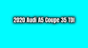 2020 Audi A5 Coupe 35 Tdi Özellikleri