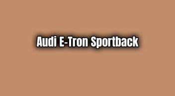 Audi E-Tron Sportback Fotoğraf Galerisi
