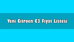 Yeni Citroen C3 Ekim 2020 Kampanyalı Fiyatları Açıklandı