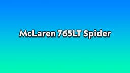 Mclaren 765Lt Spider Özellikleri