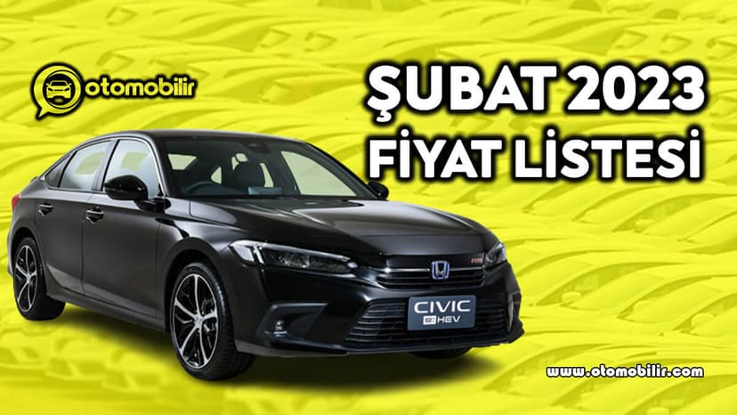Honda Şubat 2023 Fiyat Listesi Açıklandı