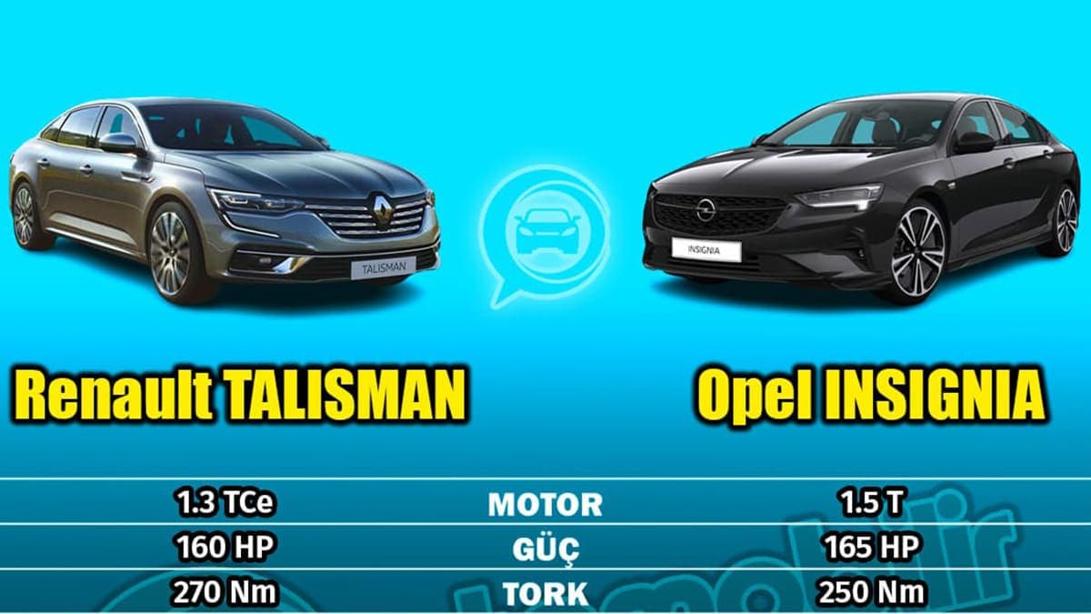 Renault Talisman 1.3 Tce Vs Opel Insignia 1.5T Karşılaştırması
