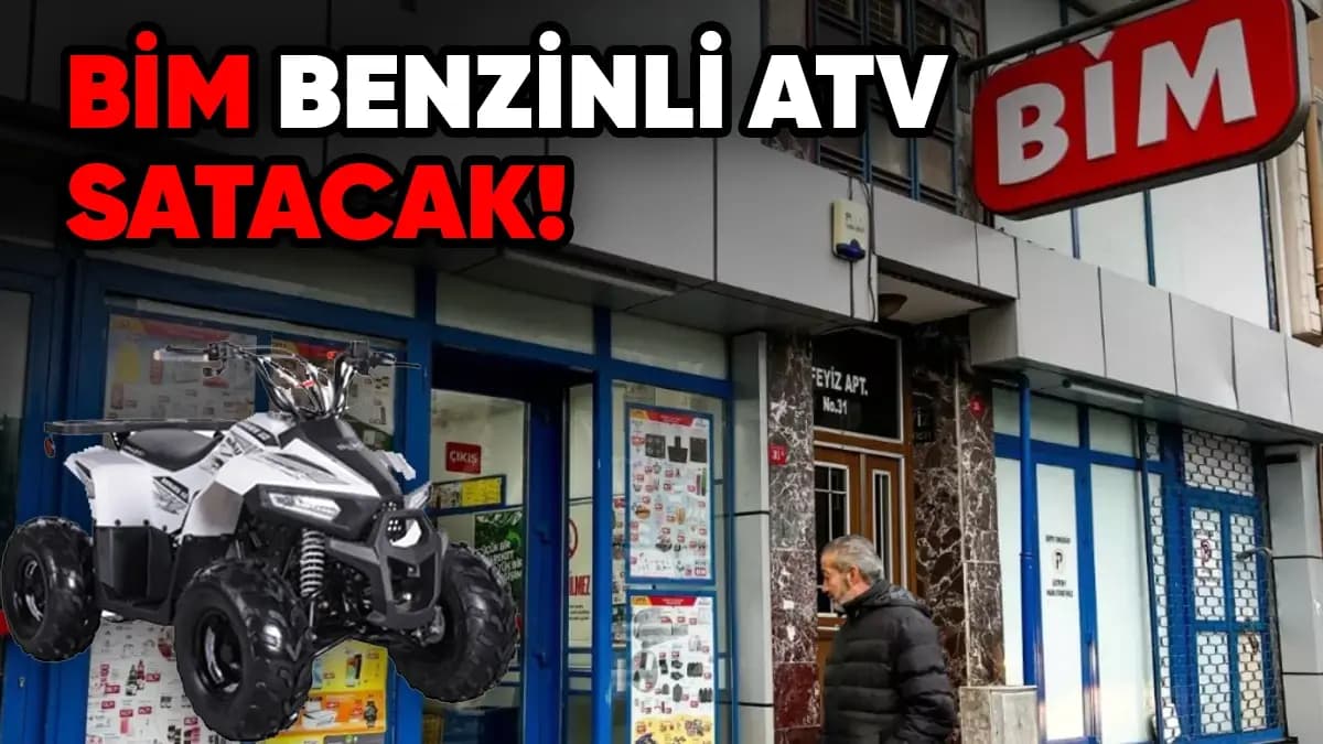 10 Mayıs’ta Bim Benzinli Atv ve Elektrikli Bisiklet Satacak!