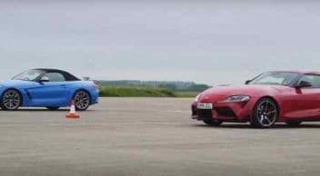 Bmw Z4 Vs Toyota Supra Drag Yarışı