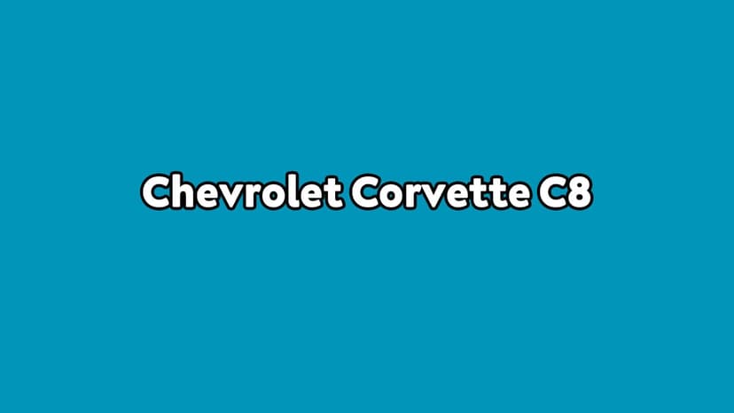 Yeni Chevrolet Corvette C8 Özellikleri Açıklandı