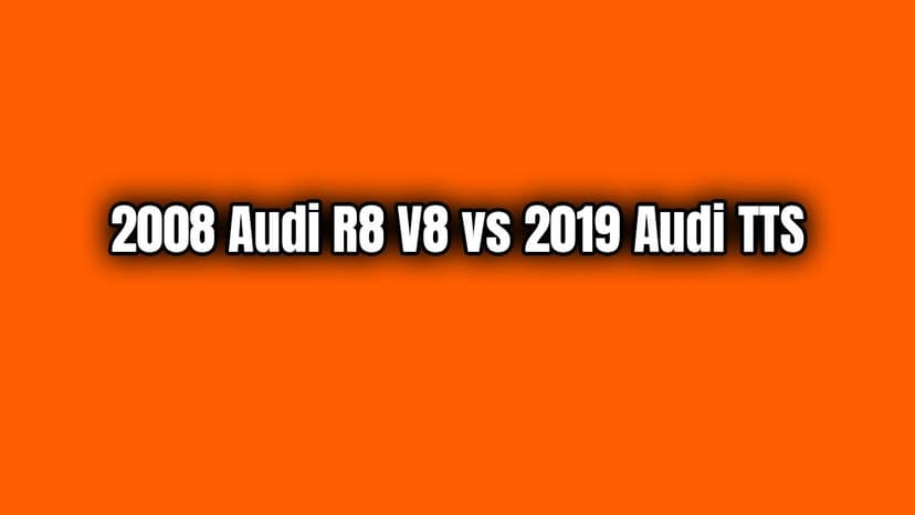 2008 Audi R8 V8 Vs 2019 Audi Tts Drag Yarışı