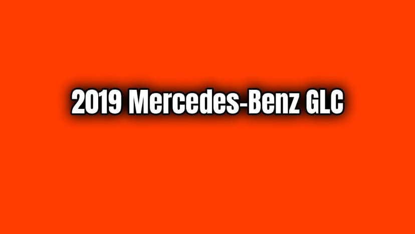 2019 Mercedes-Benz Glc Özellikleri ve Fiyatı Açıklandı