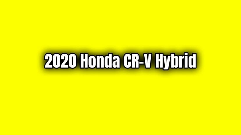 2020 Honda Cr-V Hybrid Fotoğraf Galerisi