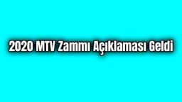 2020 Mtv Zammı Açıklaması Geldi: Araç Sahiplerine Kötü Haber