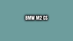 2020 Bmw M2 Cs Özellikleri