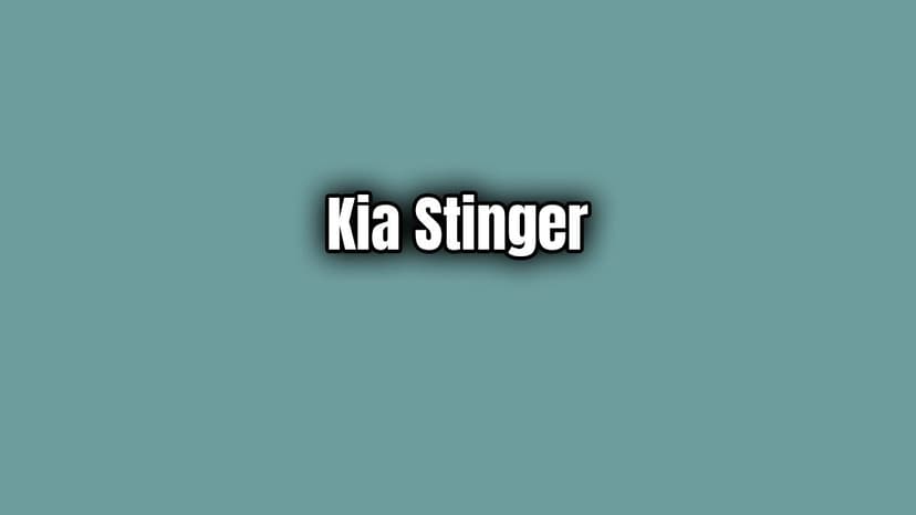 2019 Kia Stinger 2.0 Gdi Özellikleri