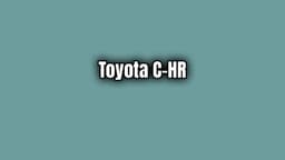 2020 Toyota C-Hr Fiyatı ve Özellikleri Açıklandı