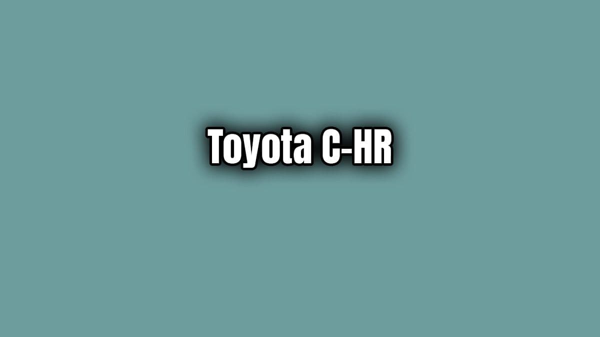 2020 Toyota C-Hr Özellikleri