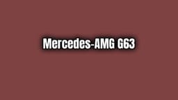 2019 Mercedes-Amg G63 Özellikleri