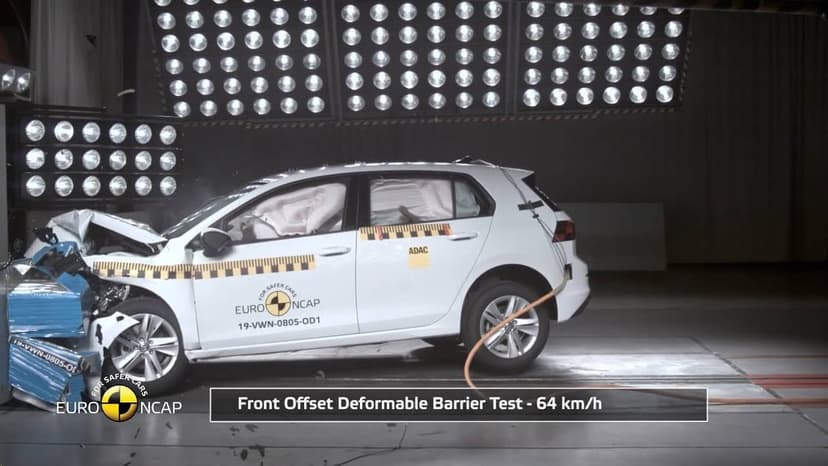 2019 Volkswagen Golf 8 Çarpışma Testi Yayınlandı