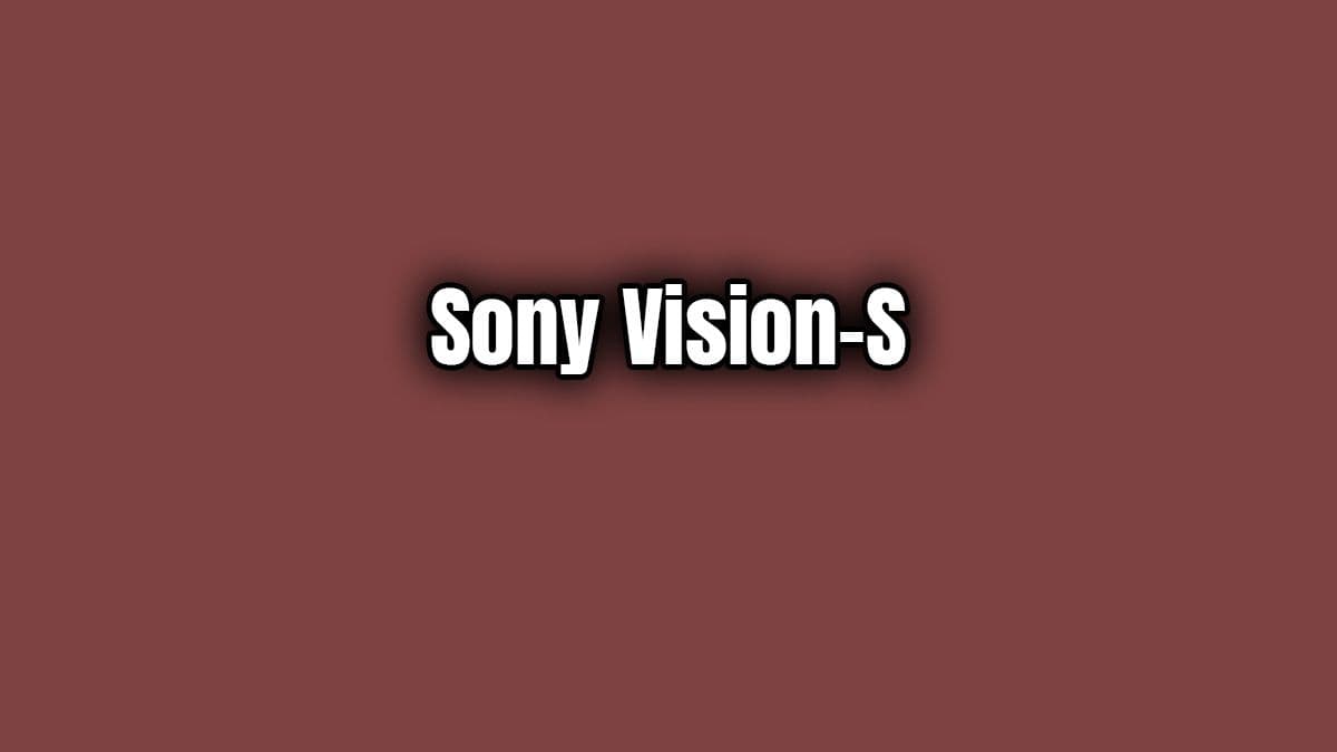 Konsept Otomobil Sony Vision-S Özellikleri