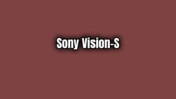 Konsept Otomobil Sony Vision-S Özellikleri