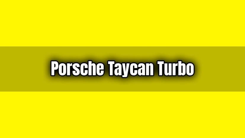 Porsche Taycan Turbo 2020