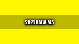 2021 Bmw M5 Tanıtıldı: İşte Özellikleri