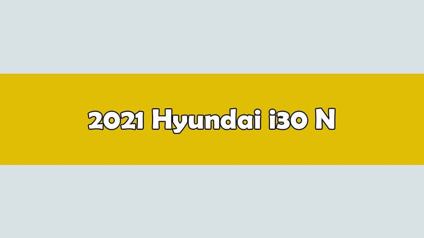 2021 Hyundai I30 N Tanıtıldı Hangi Yenilikler Var?