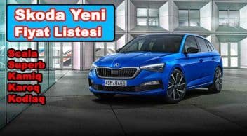 Skoda Ötv’li Yeni Fiyat Listesi