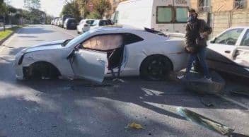 Enes Batur Kaza Yaptı Otomobili Kullanılamaz Hale Geldi!