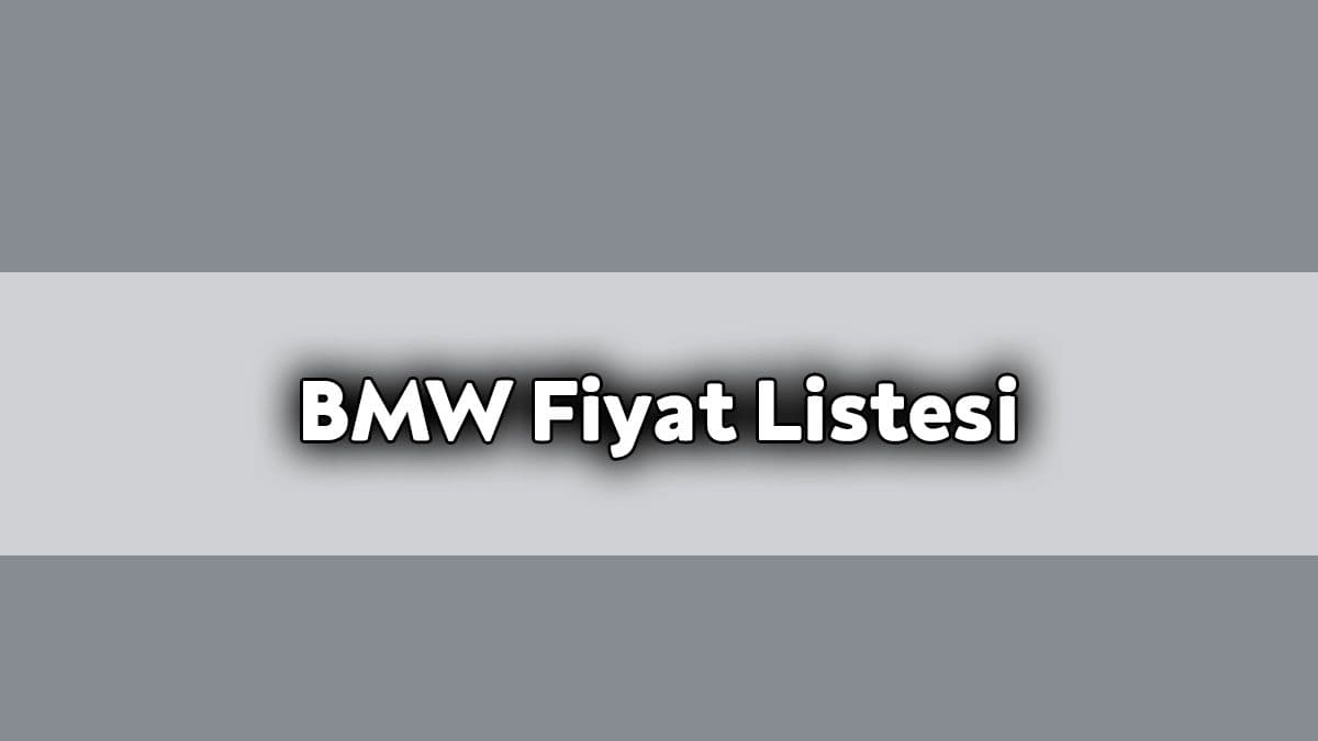 Bmw Fiyat Listesi Kasım 2020 Sıfır Bmw Fiyatları