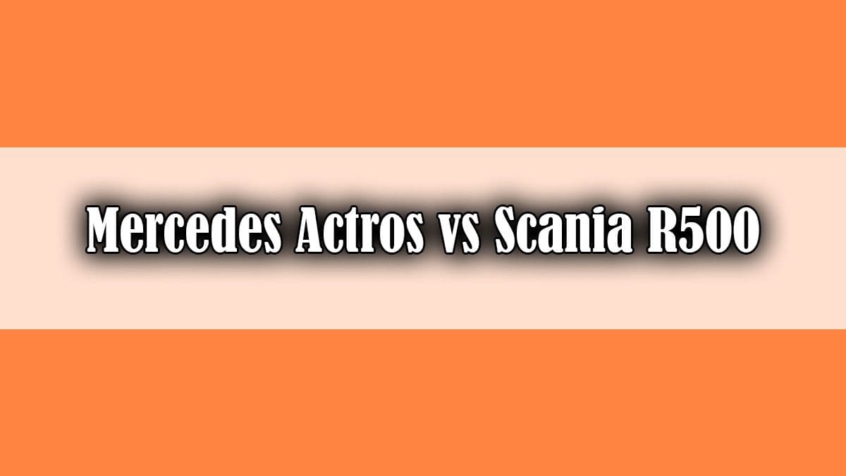 Mercedes Actros Vs Scania R500 Drag Yarışını Kim Kazanır