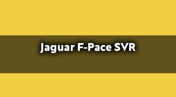 2021 Jaguar F-Pace Svr Daha Hızlı ve Lüks