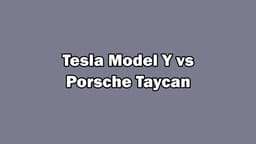 İki Elektrikli Araç Yarışıyor! Tesla Model Y Vs Porsche Taycan