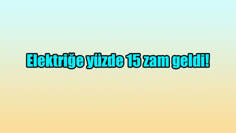 Elektrikli Araç Sahiplerine Kötü Haber! Elektriğe Yüzde 15 Zam