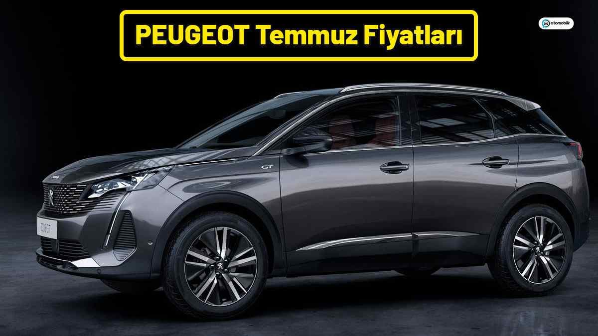 Peugeot Temmuz 2021 Fiyat Listesi