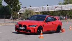 Yeni 2021 Bmw M4 Competition Coupe Geyik Testi