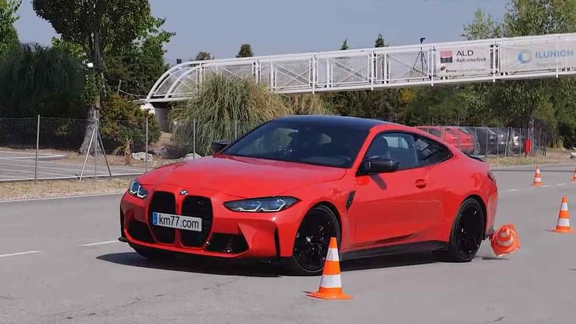 Yeni 2021 Bmw M4 Competition Coupe Geyik Testi