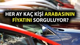 Her Ay Kaç Kişinin Arabasının Fiyatını Sorguladığı Açıklandı