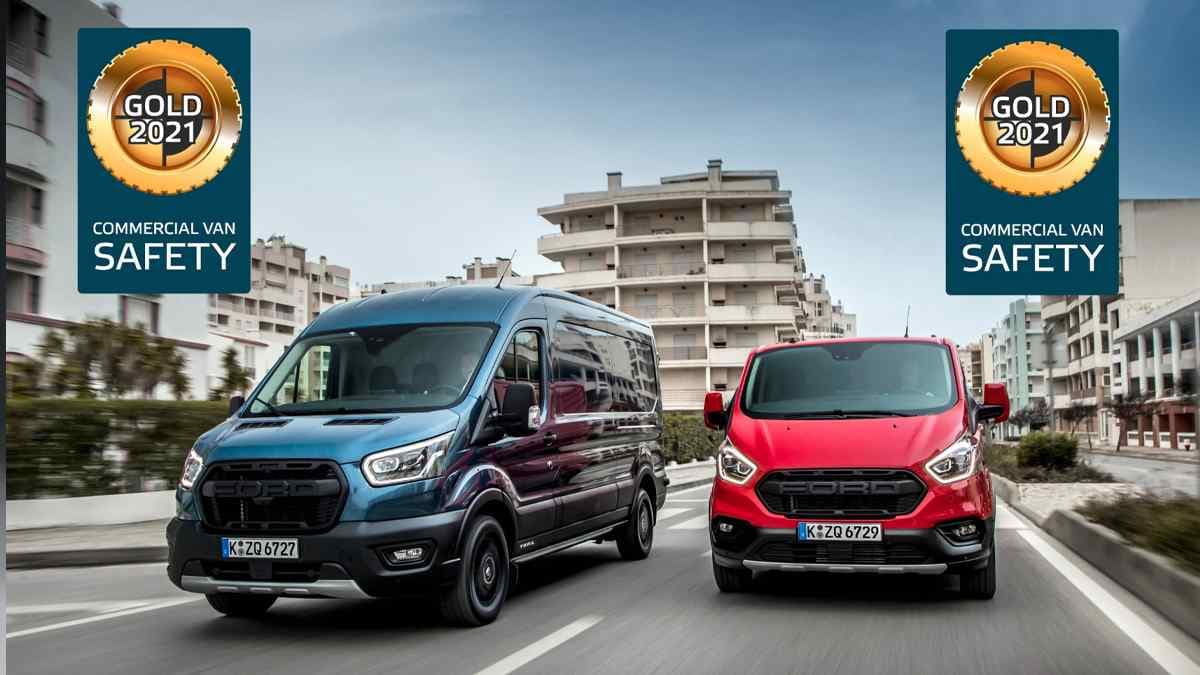 Ford Transit Custom’a Euro Ncap’den Altın Ödül