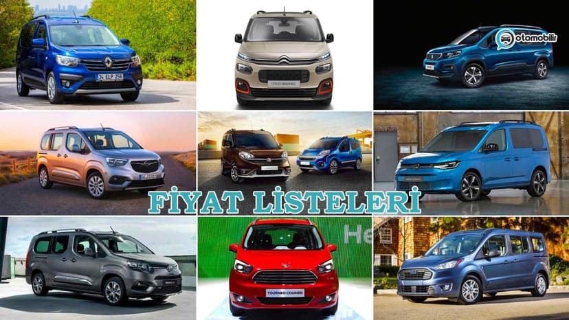 Doblo, Connect, Rifter, Express, Caddy, Berlingo, Proace, Combo, Fiorino ve Courier Ocak 2022 Fiyat Listesi