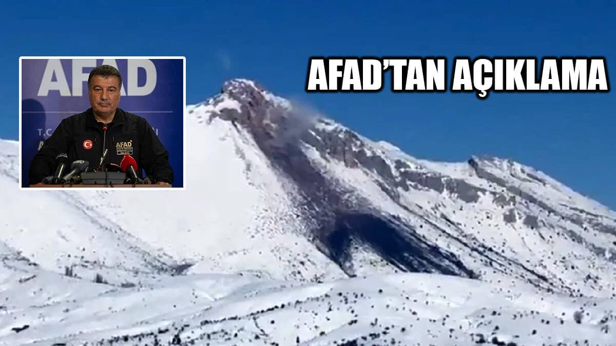 Afad’tan Açıklama: Bölgede Herhangi bir Lav Akması Yok
