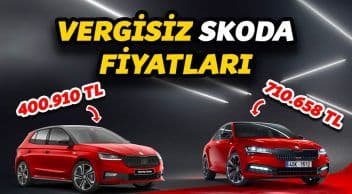 Vergisiz Skoda Fiyatları: Skoda Ağustos 2023 Fiyat Listesi