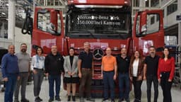 Aksaray Kamyon Fabrikasında 350 Bininci Kamyonunu Banttan İndirdi