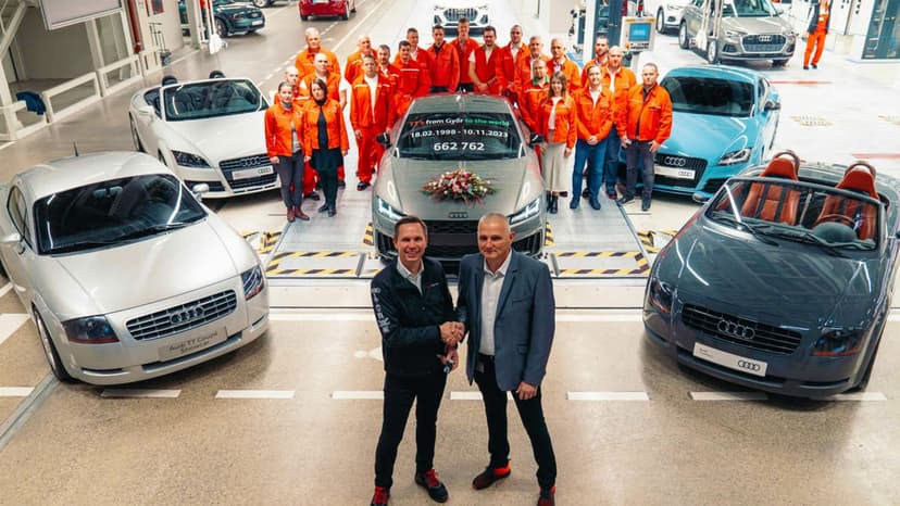 Audi Tt'nin 25 Yıllık Üretimi Sonlandı: Toplamda 662 Bin 762 Adet Üretildi