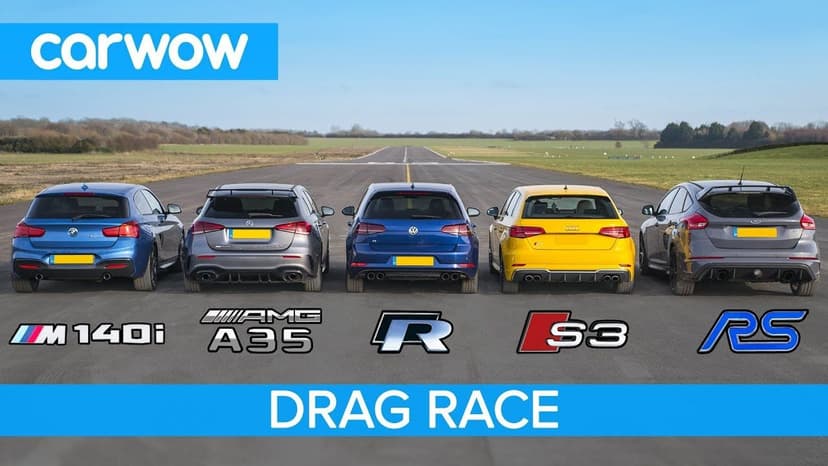 Amg A35 V Bmw M140I V Golf R V Audi S3 V Focus Rs Drag Yarışı