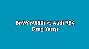 Bmw M850I Vs Audi Rs4 Drag Yarışı