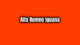 Unutulmuş Konseptler: Alfa Romeo Iguana