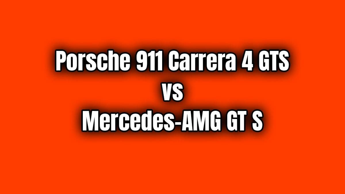 Porsche 911 Carrera 4 Gts Vs Mercedes-Amg Gt S