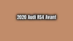 2020 Audi Rs4 Avant Dikkat Çeken Özellikleri